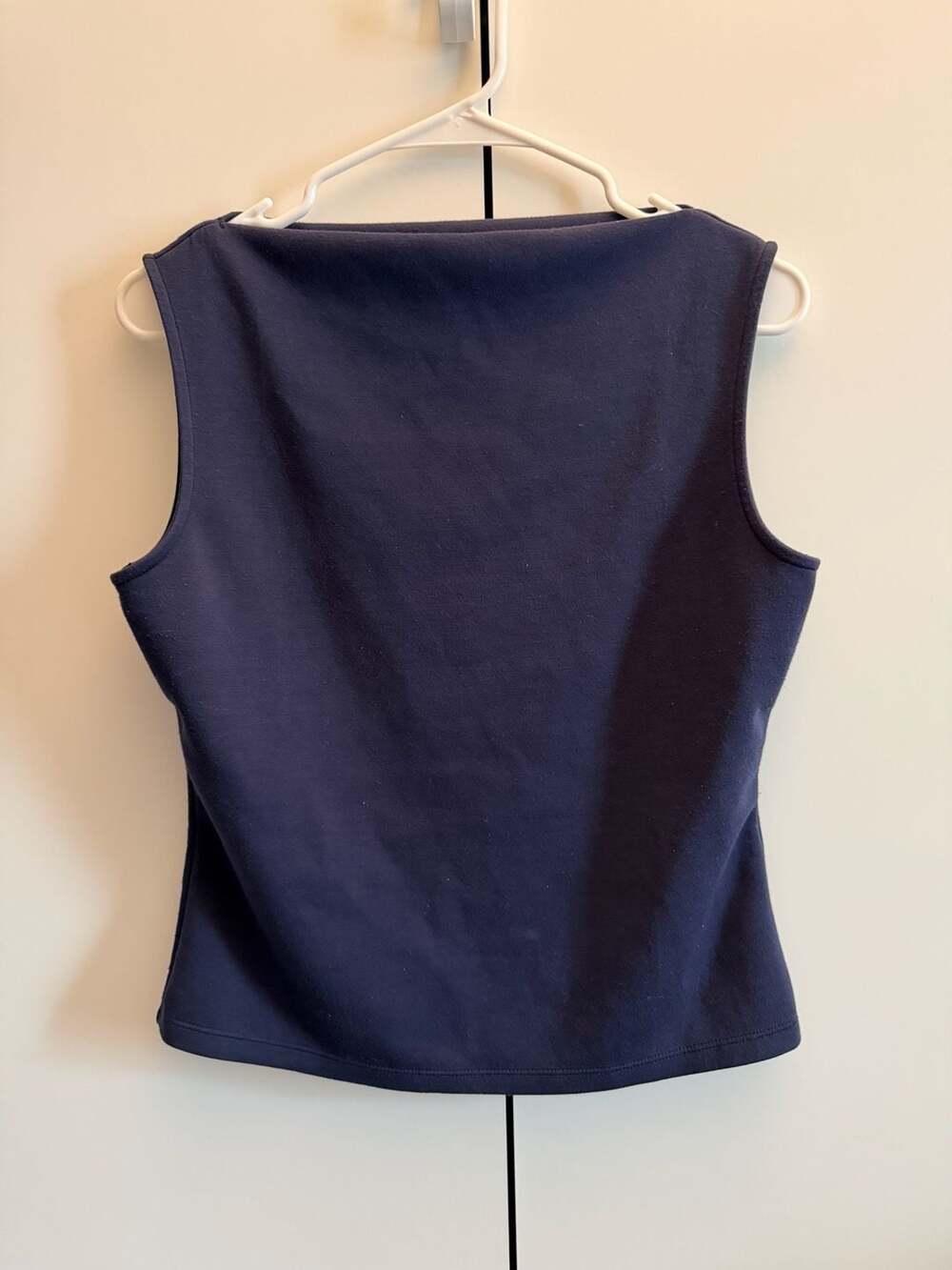 Banana Republic Boat Neck Tank Top Navy Blue